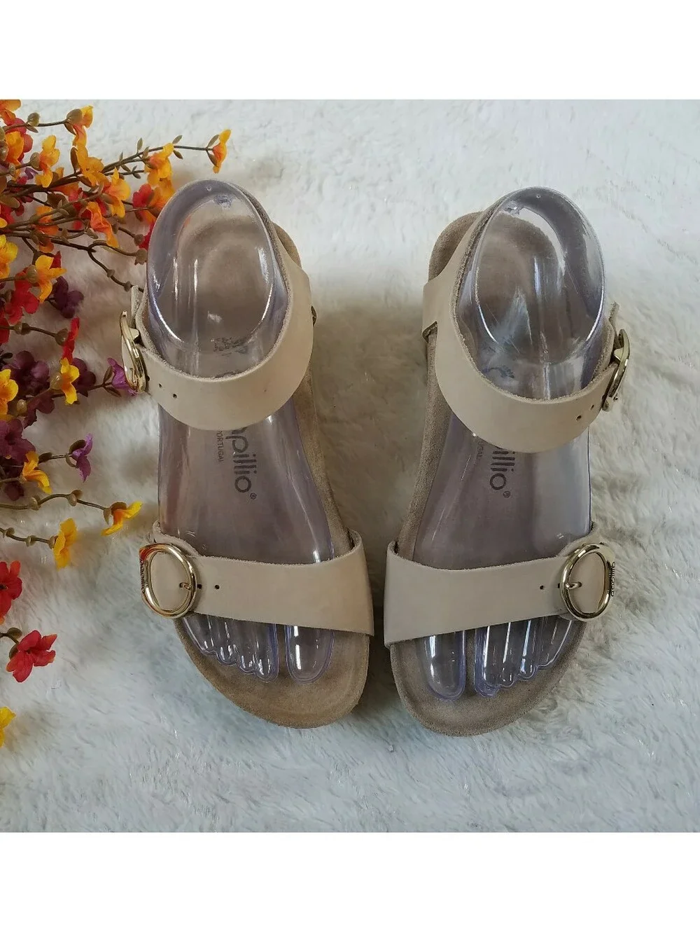 Birkenstock Papillio Soley Ring Buckle Wedge Sandals